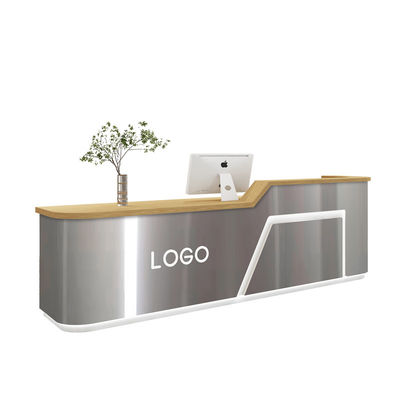 Mail packing N stainless steel cashier desk for hotel beauty salon and clothing store