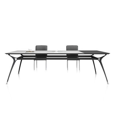 Business Office Set with Small Steel Structure and PANEL Wood Style Manager Desk