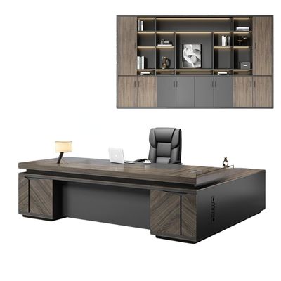 Luxury Commercial Office Furniture Executive Desk Boss Table for Office Efficiency