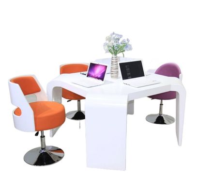 ODM Modern Triangle Office Desk and Chair Combination Small Showroom Conference Table