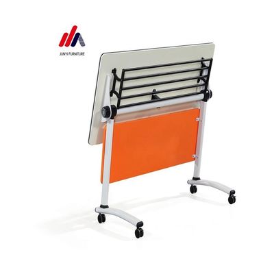 Foldable Conference Room Table Stand Workstation Desk with E1 MDF/MFC Melamine Board