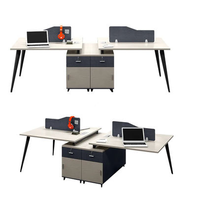 Main Material Panel/Glass/Fabric/Steel Office Workstation Desk for Custom Furniture