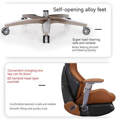 Comfortable Ergonomic Home Gaming Chair with Revolving Feature and Adjustable Lifting
