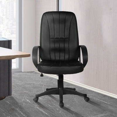 Adjustable Task Chair with Backrest High Back No Handrail Sturdy Ergonomic Design Home