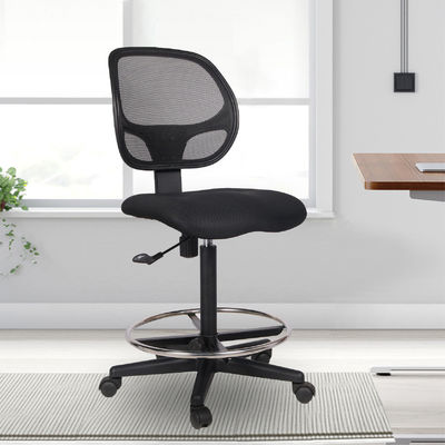Modern Tall Counter Mesh Office Height Footstool with OEM ODM and Fabric Material