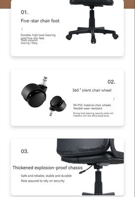 Y Genuine Leather Backrest Office Computer Chair Conference Office Swivel Chair