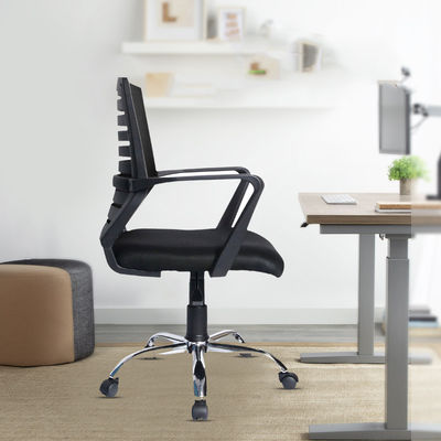 Breathable Mesh Training Conference Chair with Lift Function and Ergonomic Backrest