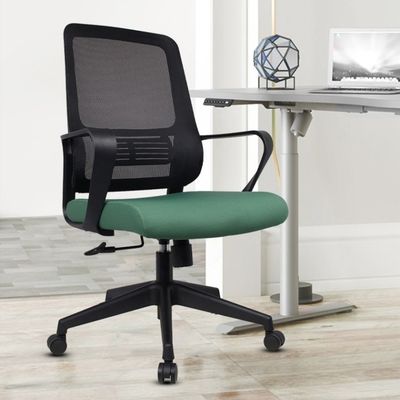 Ergonomic Office Chair Comfortable Swivel Lounge with 360 Degree Mesh and No Handrail Design