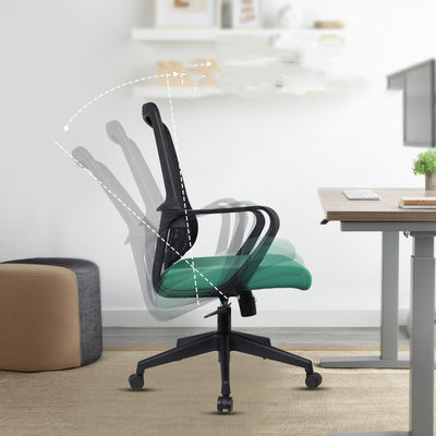 Ergonomic Office Chair Comfortable Swivel Lounge with 360 Degree Mesh and No Handrail Design