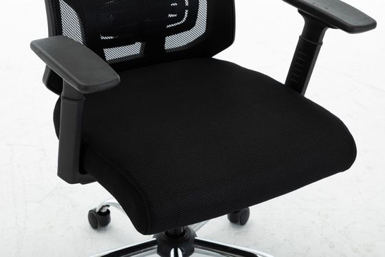 Effortlessly Work with this Adjustable Back Support and Headrest Mesh Swivel Office Chair