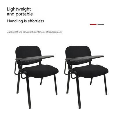 Porosity-Specific Blue Fabric Training Chair for Multifunctional Office Meetings