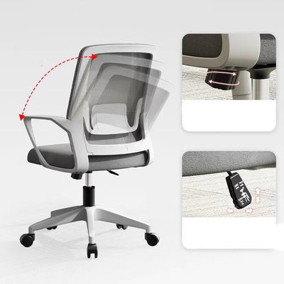 Reversible Armrest Office Chair Lumbar Release Mesh for Comfort and Support