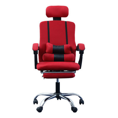 Modern Design Mesh Office Chair with Footrest and BIFMA Passed 60mm PU Nylon Castors