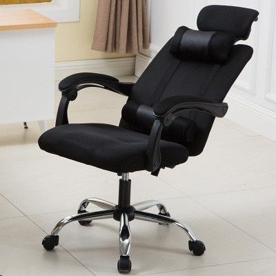 Modern Design Mesh Office Chair with Footrest and BIFMA Passed 60mm PU Nylon Castors