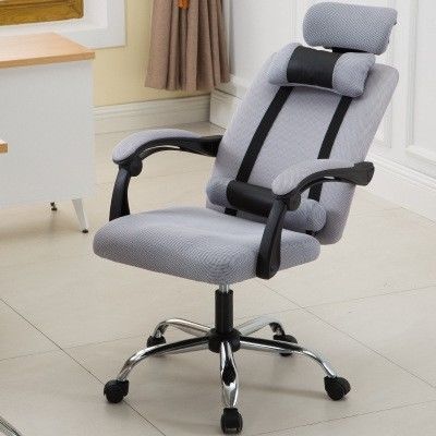 Modern Design Mesh Office Chair with Footrest and BIFMA Passed 60mm PU Nylon Castors