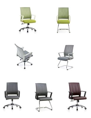 Customized Colors Ergonomic Mesh Office Chair with Height Adjustable Full Backrest