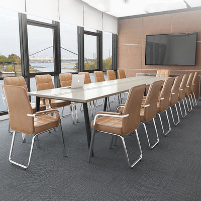 Synthetic Leather Oversized Tall Visitor Chair for Office Reception and Conference Table