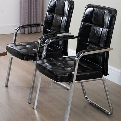 Synthetic Leather Oversized Tall Visitor Chair for Office Reception and Conference Table