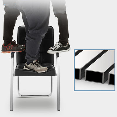 Synthetic Leather Oversized Tall Visitor Chair for Office Reception and Conference Table