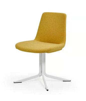 NO Folded Office Fashion Sofa Chair with Metal Legs and Multi-color Fabric Lounge