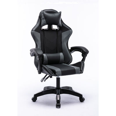Home Fashion Ergonomic Racing Game Chair with Adjustable Armrests and Lift Function
