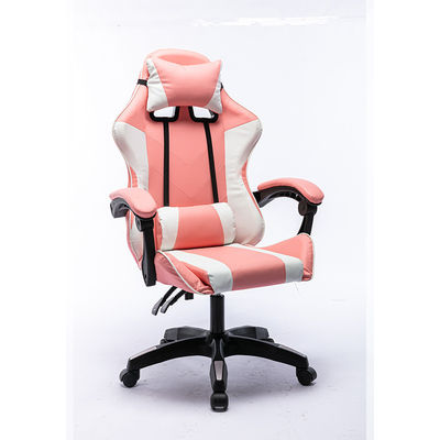 Home Fashion Ergonomic Racing Game Chair with Adjustable Armrests and Lift Function