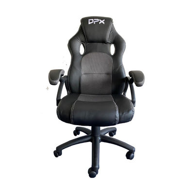 Home Fashion Ergonomic Racing Game Chair with Adjustable Armrests and Lift Function