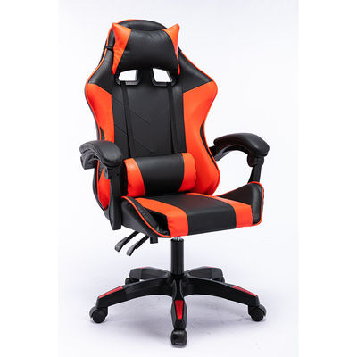 Home Fashion Ergonomic Racing Game Chair with Adjustable Armrests and Lift Function