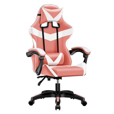 Ergonomic Black Gaming Chair with Footrest and BIFMA Passed Class 4 Chrome Gaslift