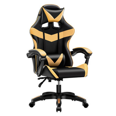 Ergonomic Black Gaming Chair with Footrest and BIFMA Passed Class 4 Chrome Gaslift