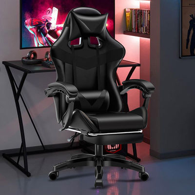 Gaslift BIFMA Passed Class 4 Chrome Gaslift PC Chair with Headrest and Lumbar Support
