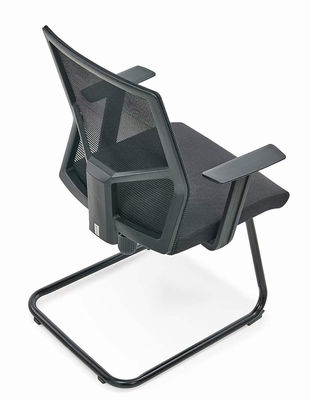 Adjustable Height Ergonomic Office Chair with Breathable Mesh and Rotating Wheels