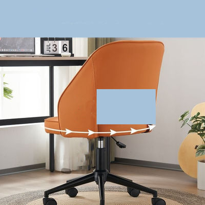 Adults' Small Office Chair with Wheels and Lumbar Support PU 3 Years After-sales Cycle