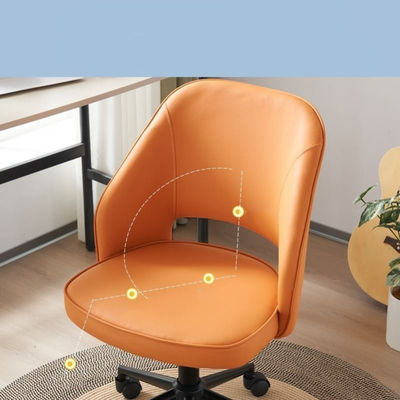 Adults' Small Office Chair with Wheels and Lumbar Support PU 3 Years After-sales Cycle