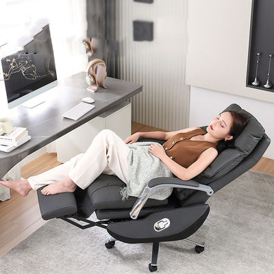 Stainless Steel Tall Office Chair with Self-Attaching Armrests and Reclining Function