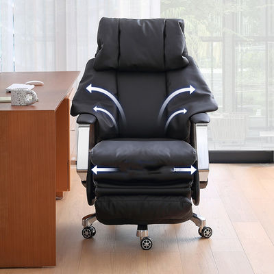 Automatic Home High Back Leather PC Chair with Revolving and Adjustable Lifting Function