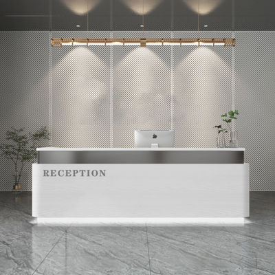Simplicity Stylistic Stainless Steel Cashier Desk for Beauty Salon Clothing Store 10