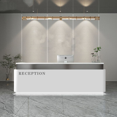 Simplicity Stylistic Stainless Steel Cashier Desk for Beauty Salon Clothing Store 10