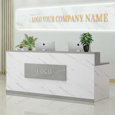 Stylistic Reception Room Table for Beauty Salon and Retail Checkout Counter