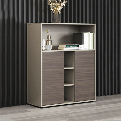 Correc Assembled Wooden Office File Cabinet Greenery Low Cabinet for Pantry Lounge Storage
