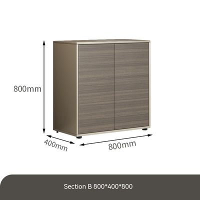 Correc Assembled Wooden Office File Cabinet Greenery Low Cabinet for Pantry Lounge Storage