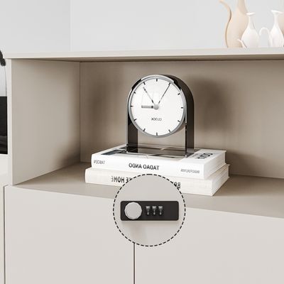 Secure Combination Lock File Room Data Cabinet for Company Break Room Pantry Storage