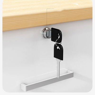 Convenient Office Organization Lockable Cabinet with Drawers and Adjustable Shelves