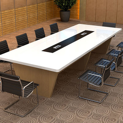 Rectangular Staff Training Negotiation Table and Chair Combination for Modern Office
