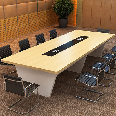 Rectangular Staff Training Negotiation Table and Chair Combination for Modern Office
