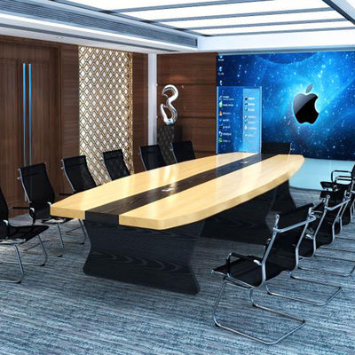 E1 MDF/MFC Melamine Board Conference Table and Chair Combination for Modern Offices