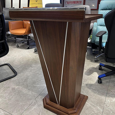 Stylish Solid Wood Lectern for Conference Area Podium Table Simple Modern Conference