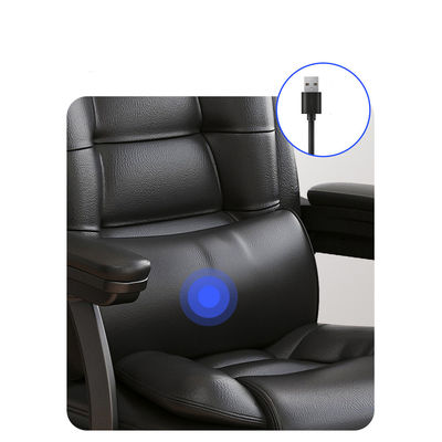 Comfortable Sedentary Brown Bow Sleep Lumbar Protector Recliner PC Chair for Conference