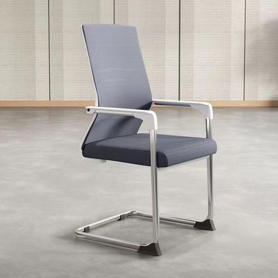Metal Feet Bow Mesh Backrest Office Chair for Computer and Conference in Black Color