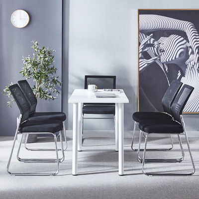 Office Meeting Metal Legs Visitor Mesh Stackable Chair with Durability and Functionality